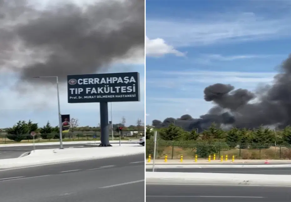 Cerrahpaşa Tıp Hastanesinde Yangın
