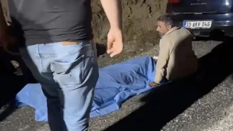 Araç uçuruma yuvarlandı