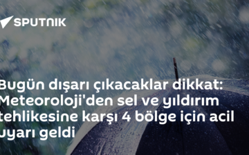 sel ve yıldırım tehlikesi