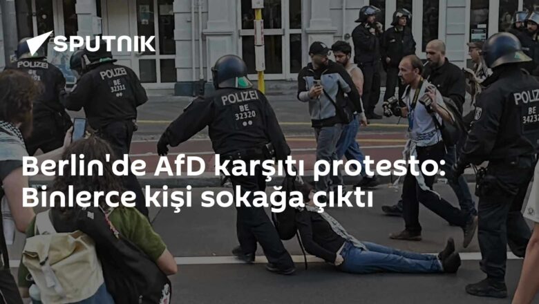 AfD protesto