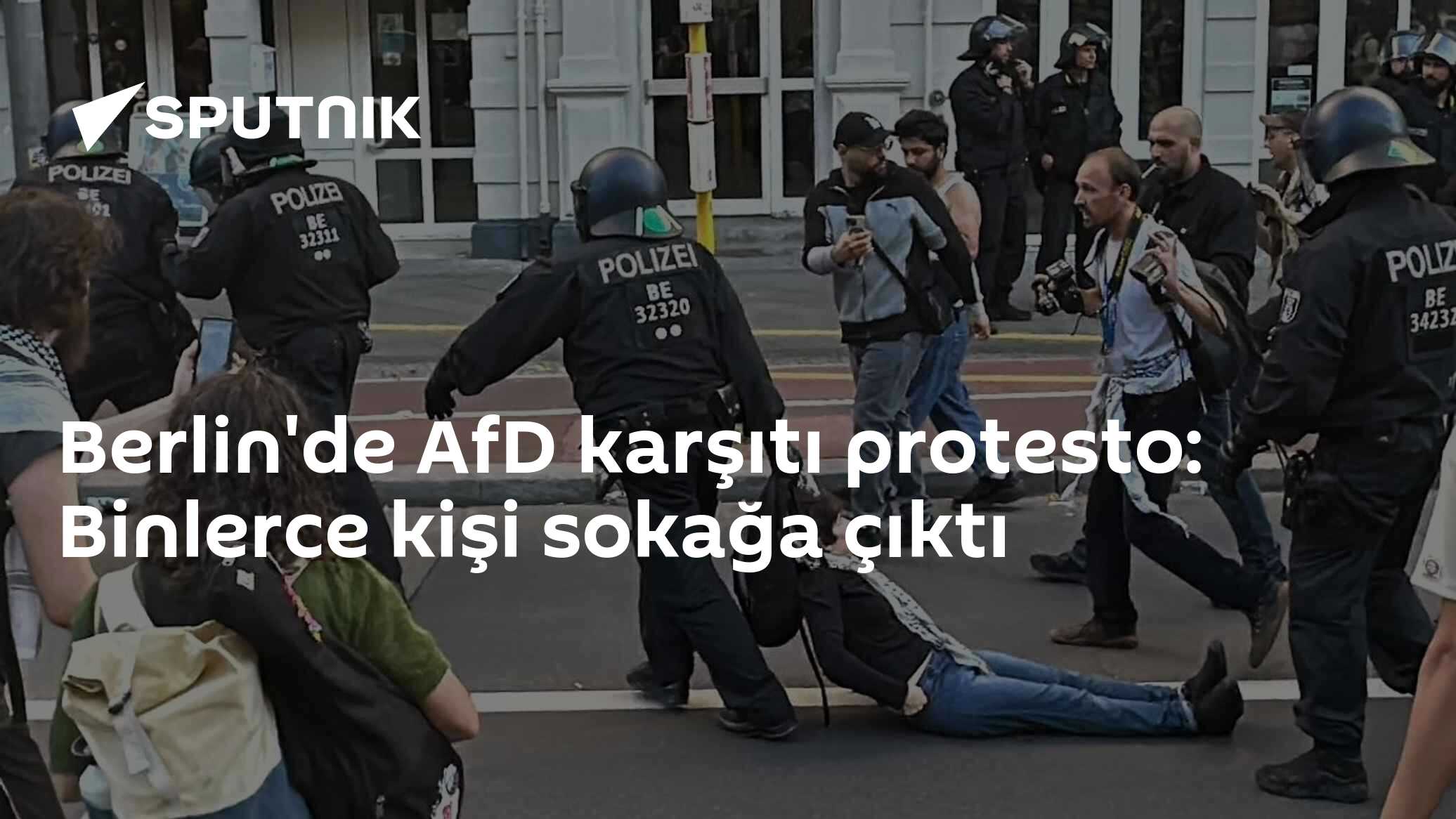 AfD protesto