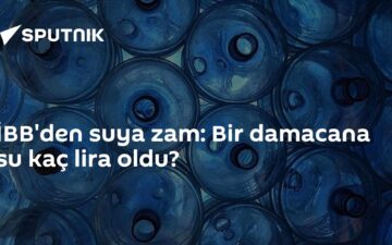 su fiyatları