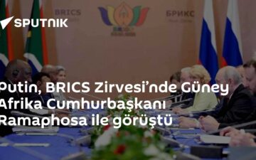 Putin – Ramaphosa görüşmesi